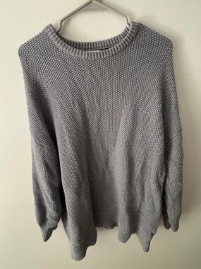 Grey Knit Old Navy Tunic Sweater Size Women's XL